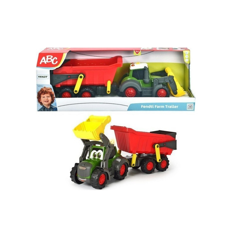  ABC Fendt traktor z przycz.65cm 411-9000ONL