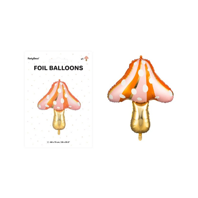  Balon foliowy Grzybek 66x75cm mix 71008