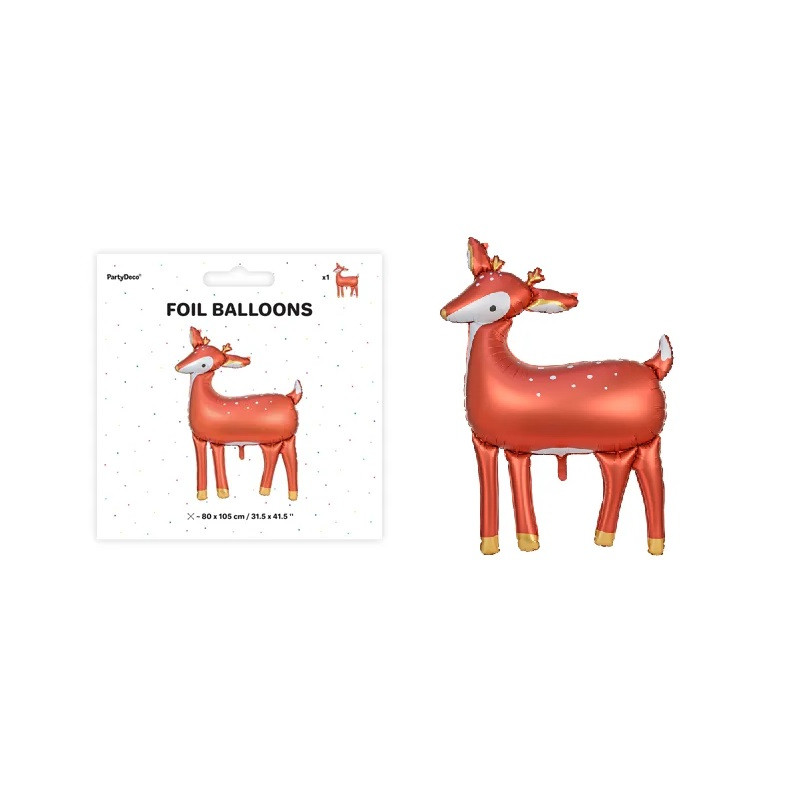  Balon foliowy Jelonek 80x105cm mix 92249