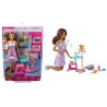 Barbie lalka zabawa z kotkiem HHB70