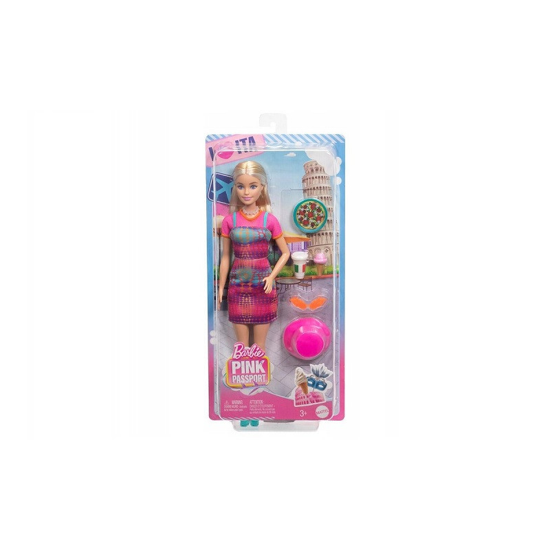  Barbie Pink passport Italy travel HWH97 /5
