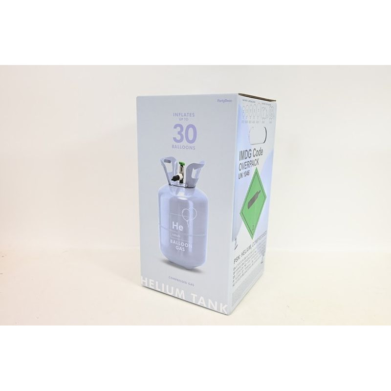  Butla z helem błękit 30balonów 75788