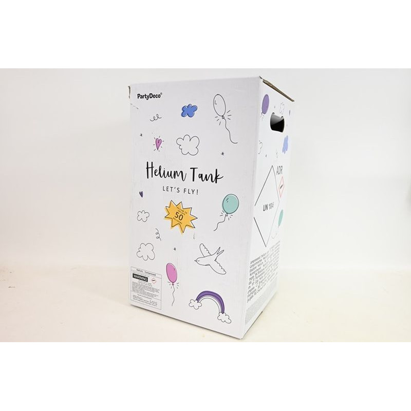  Butla z helem róż 50balonów 36413