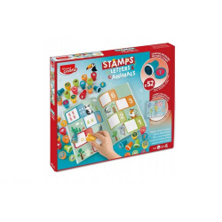  CREATIV kol.stempelki literki izwierz.907060