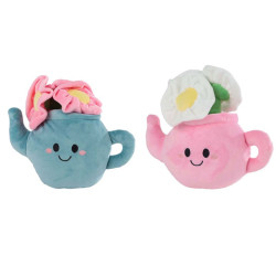  Czajnik z roślinami plusz 18cm 660672 42507