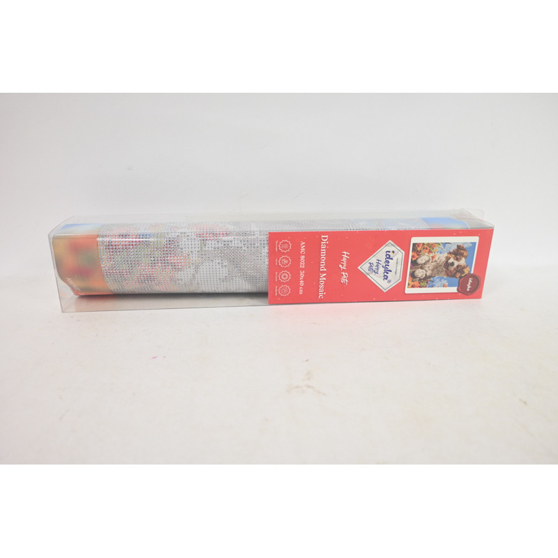  Diamentow.mozaika 30x40 Pies w kwiatach 61886