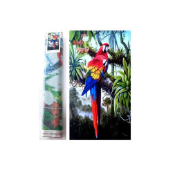  Diamentowa mozaika 80x40 Papugi czer..1009028