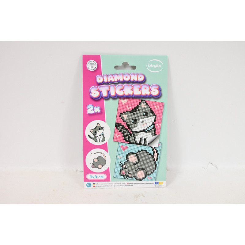  Diamentowa mozaika 9x9 Szarzy przyjac 69745