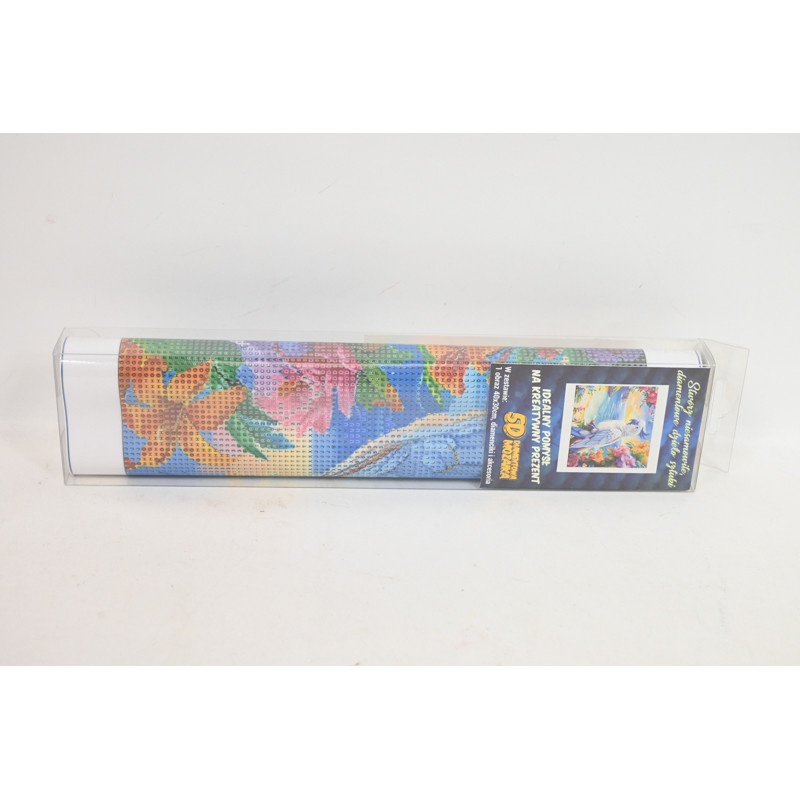  Diamentowa mozaika papuga biał 2001368 13686