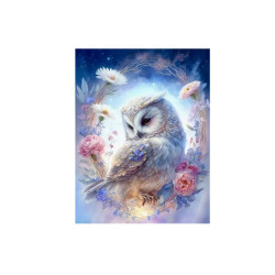  Diamentowa mozaika Sowa biała 2000274