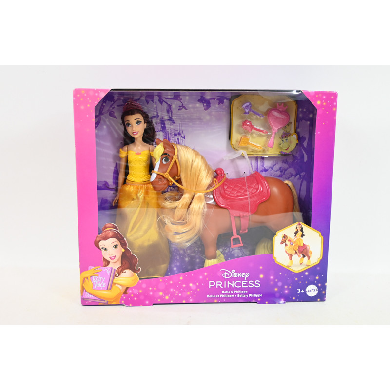  DISNEY Princess lalka+koń Philippe JBG01 /3