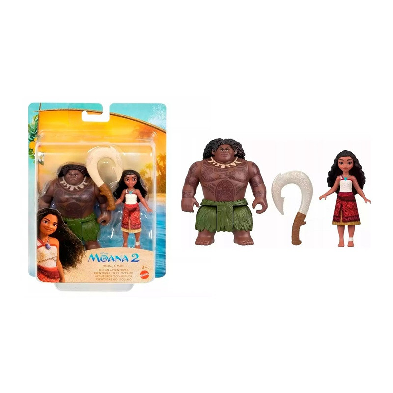 DISNEY Vaiana i Maui zestaw 2 figurek JDD45