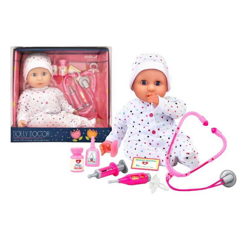 DollsWorld lalka Dolly Doctor 46cm 78502 85027