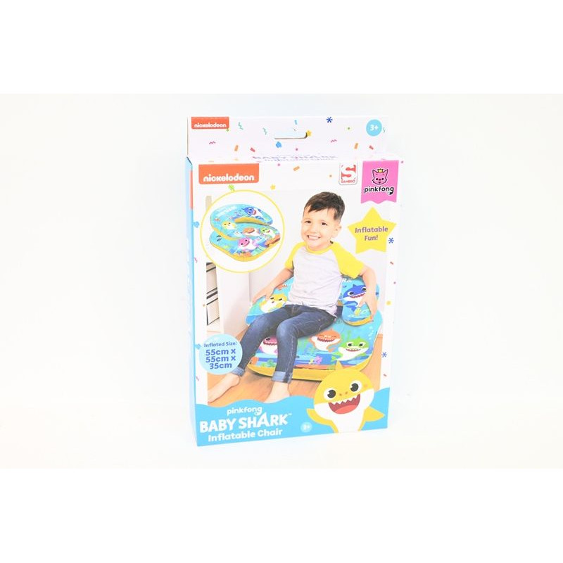  Fotel dmuchany Baby Shark 55x55x35 57156