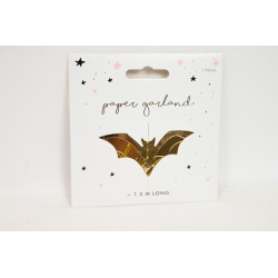 Girlanda Nietoperze złoty 1,5m 31569