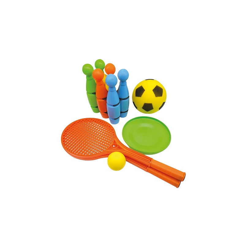  Gra letnie zestaw 4w1 siatka z taśmą 60042