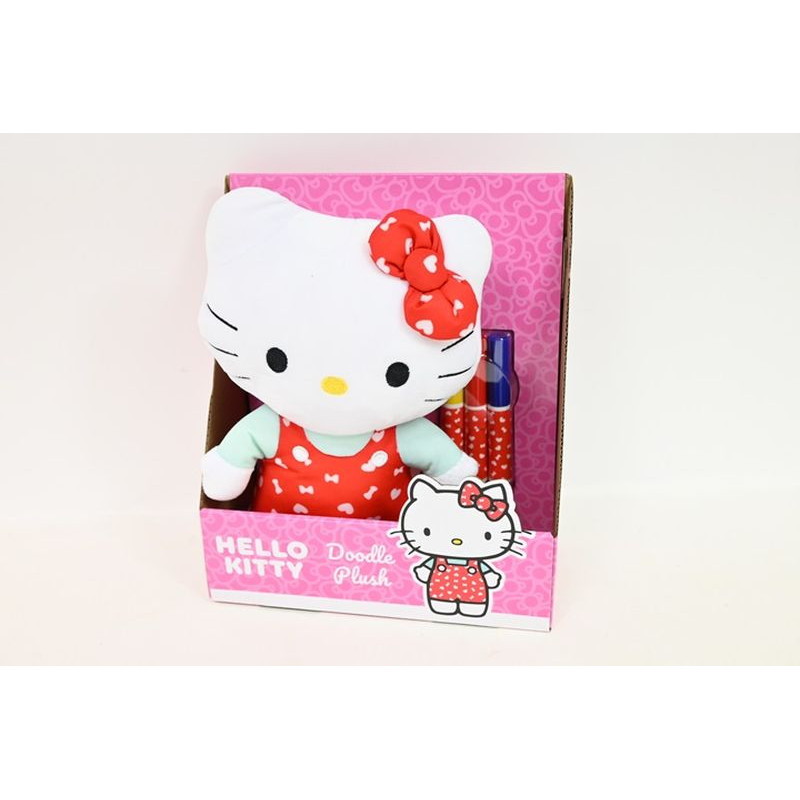  HELLO KITTY 25cm do malowania/czerw 65569