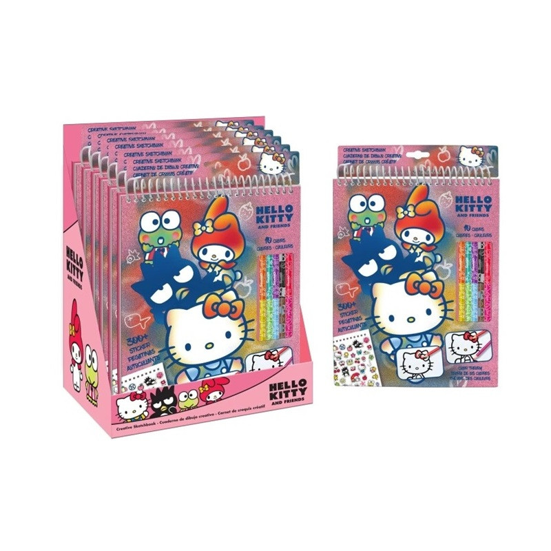  Hello Kitty zest kredki/naklejk HK50144 87014