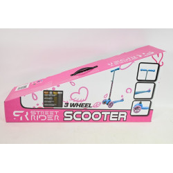  Hulajnoga 3koł.regul.kier.róż 720453R 16099