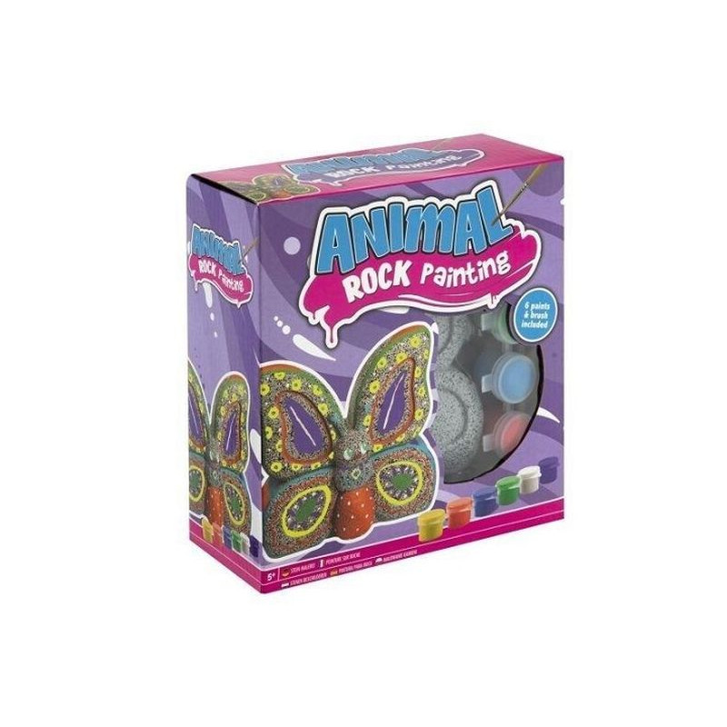  Kamień do malowania 12cm motyl 200062 01019