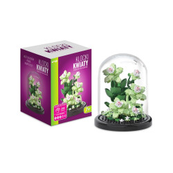  Klocki kwiaty storczyki klosz 204el 136931