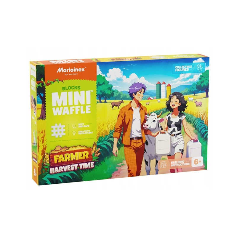  Klocki waffle Farmer czas zbiorów 100el 07566