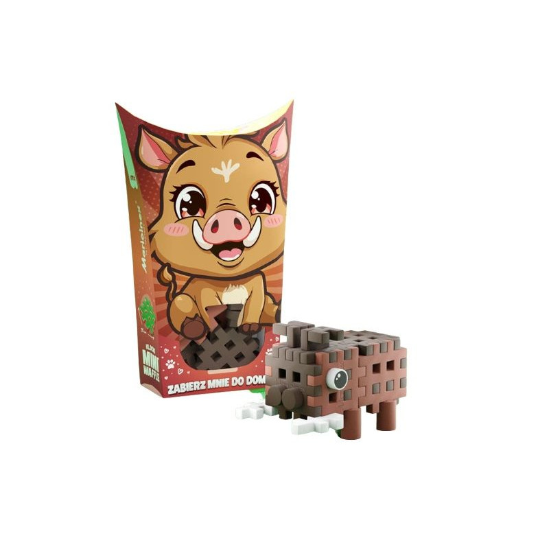  Klocki wafle mini PocketPets Dzik 07016