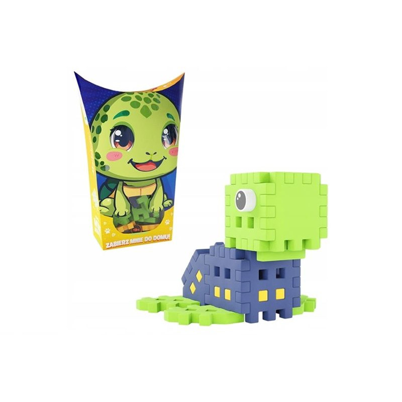  Klocki wafle mini PocketPets Żółw 06989