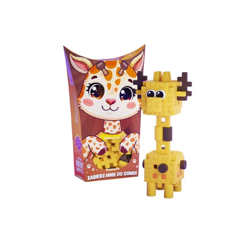 Klocki wafle mini PocketPets Żyrafa 06880