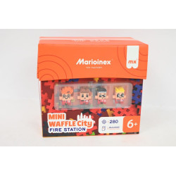  Klocki wafle mini Remiza strażacka280el 06279