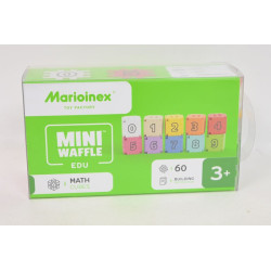  Klocki wafle EDU kostki matemat. 60el 06408