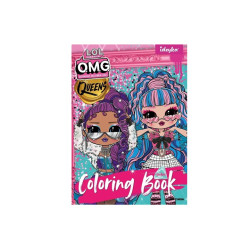  Kolorowanie z naklejk L.O.L.OMG Queens 76309