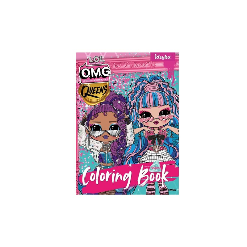  Kolorowanie z naklejk L.O.L.OMG Queens 76309