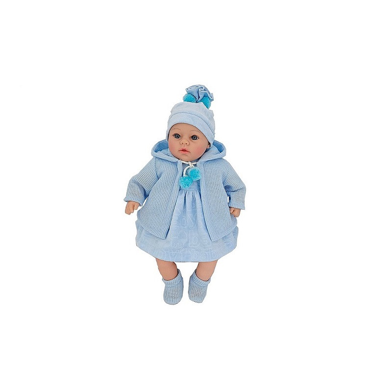  Lalka niebieska dziewcz.z dźw PL 45cm 80473