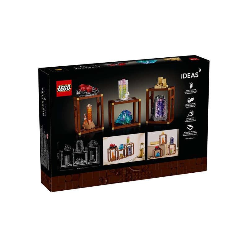  LEGO IDEAS Kolekcja minerałów 21362