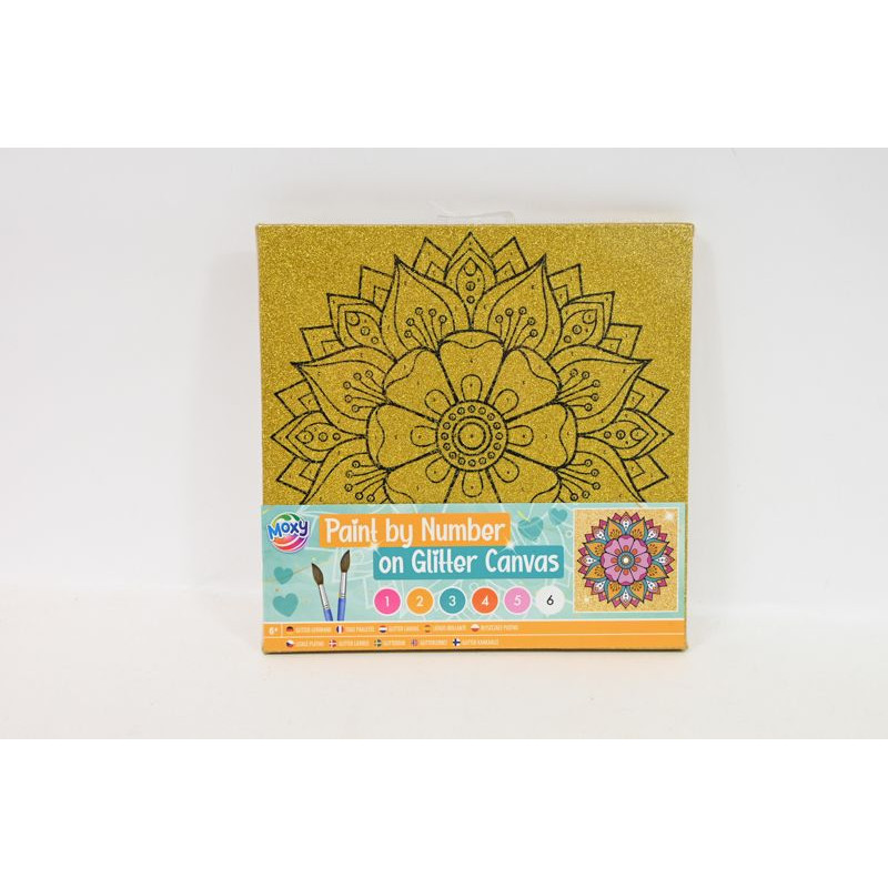  Malowanie po nr z brokatem 3wz 17744