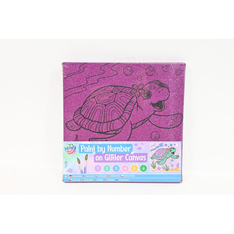  Malowanie po nr z brokatem 3wz 17751