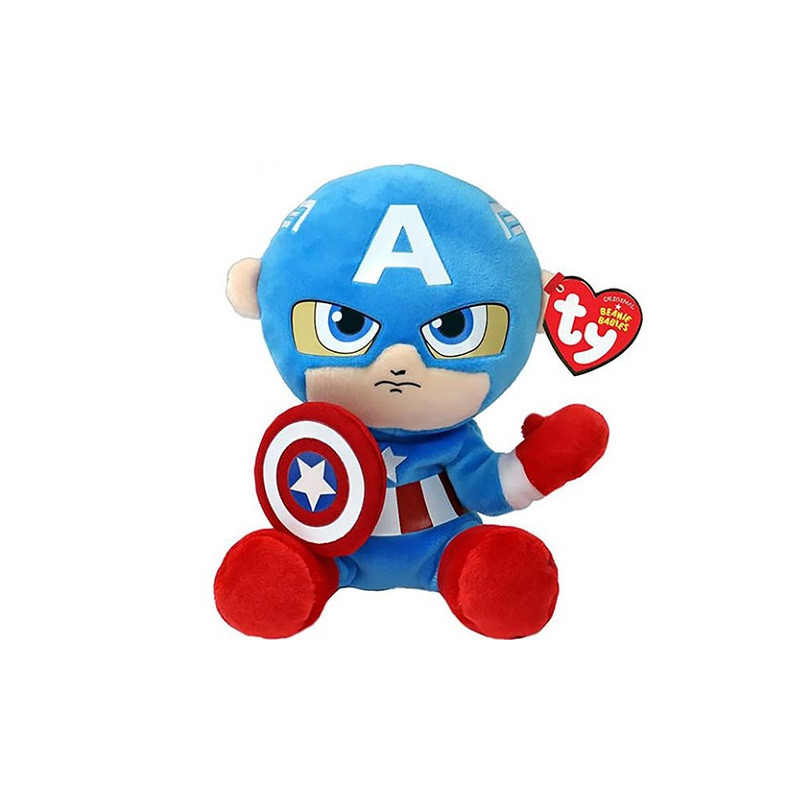  METEOR BeanieB.SOFT Capt.America 15cm 40023