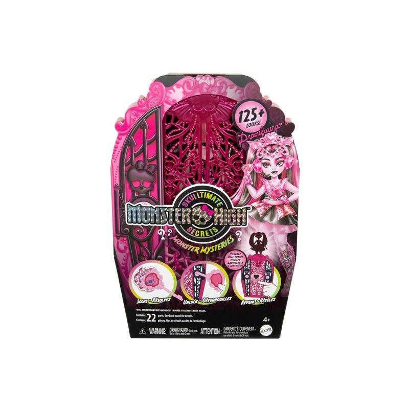 MONSTER HIGH Draculaura Potworne zagadki HXH84 /4