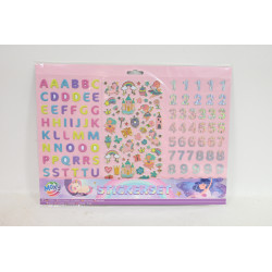  Naklejki literki i cyferki 2wz 100101R 23684