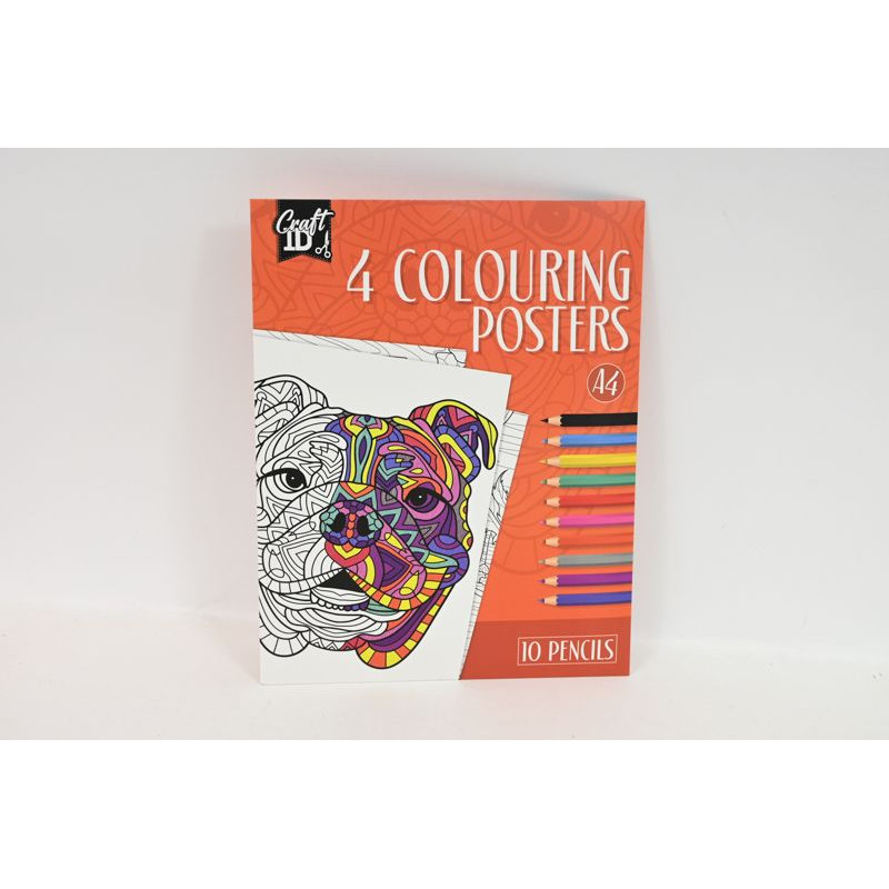  Obrazy A4 do kolorow.+10 kredek 08186