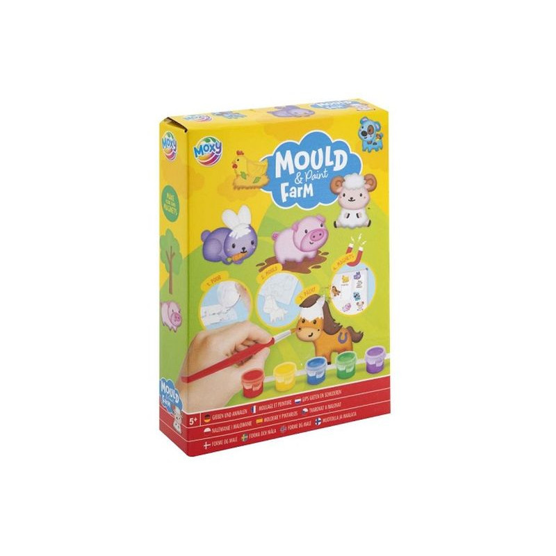  Odlewy gipsowe z farb.+magnes farma 36172