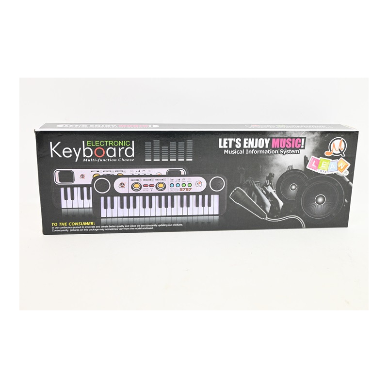 Organki elektryczne z mikrofonem 37klaw.2148 57559