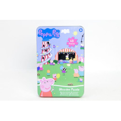  Świnka Peppa puzzle 48el puszka 85-0035 93428