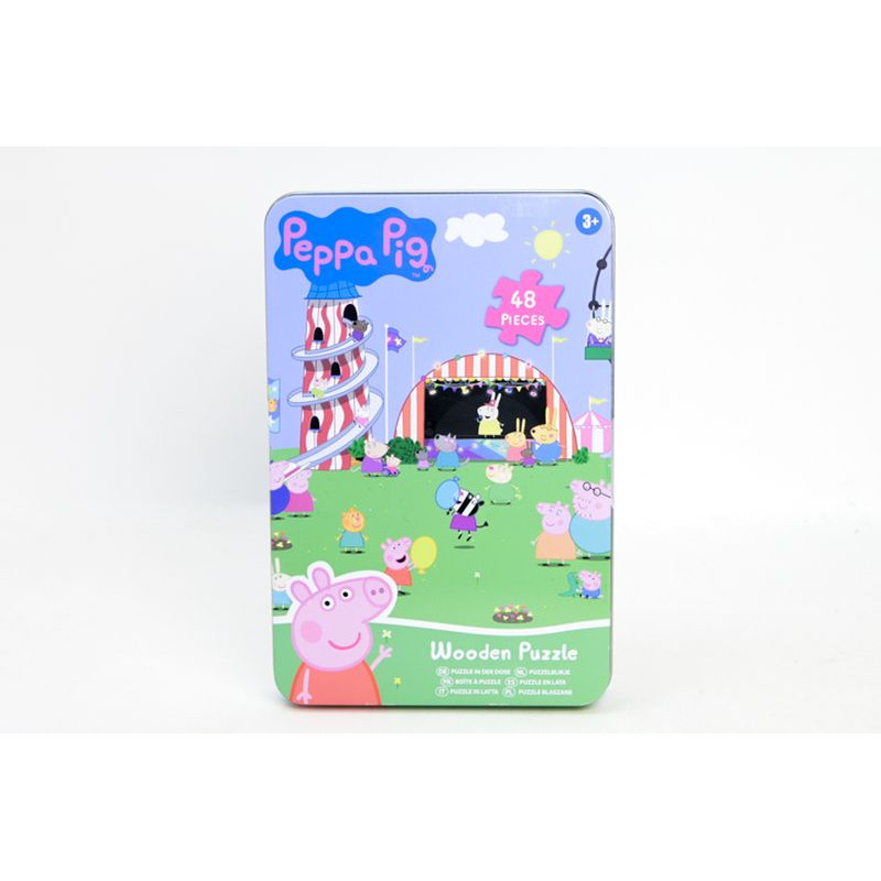  Świnka Peppa puzzle 48el puszka 85-0035 93428