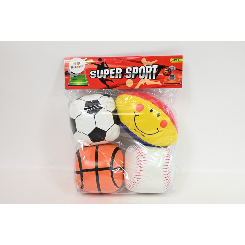  Piłeczki miękkie 4szt/op 1009821