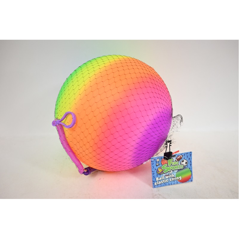  Piłka tęczowa na sprężynce 94227