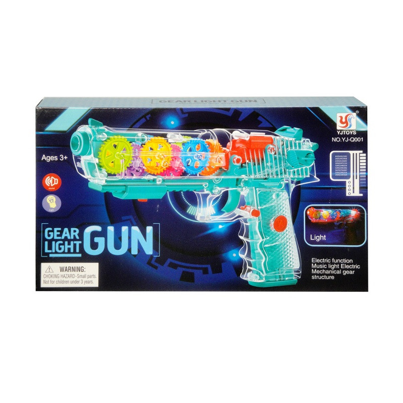  Pistolet transparentny św/dźw G8359 10206