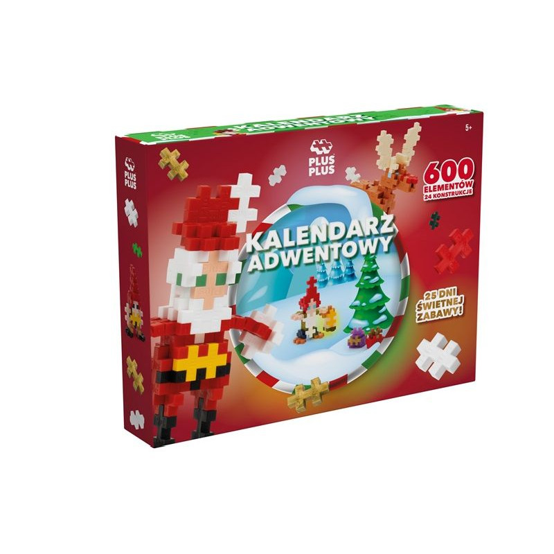 Plus-Plus kalendarz adwentowy 600el 3973 09321