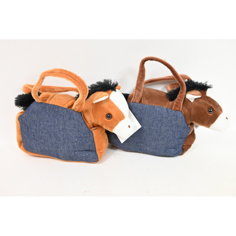 Pluszowy konik w torebce jeansowej 2000729